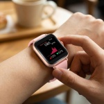 Bluetooth Smartwatch 1,44": Fitness-Tracker mit Herzfrequenz-Messung, Schlafü...
