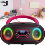 Boombox mit DAB+/FM-Radio, Bluetooth-Funktion, USB, CD-Player & AUX-Eingang, ...