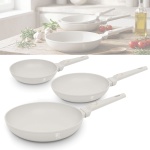 Bratpfannen-Set 3-teilig Ø 20/24/28cm - Induktion & alle Herde - TitaniumPro-...