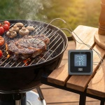 Präzises Bluetooth Fleischthermometer mit 2 Sonden für BBQ & Ofen – Smarte Ap...