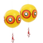 Vogelschreck Ballon 2er-Set: Effektive Vogelabwehr & Reiherabwehr für Garten,...