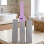 Bimsstein zur Toilettenreinigung im 3er-Pack mit ergonomischem Wechsel-Griff ...