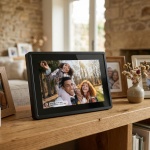 Brillanter 7" WLAN Fotorahmen IPS Touchscreen: Smarter Digitaler Bilderrahmen...