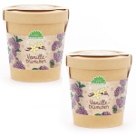 2er-Set Vanilleblume Anzuchtset im Becher – Pflanzset mit Duft-Saatgut, Quell...