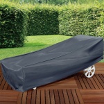 Deluxe Abdeckplane für Rollliegen - Sonnenliegen Schutzhülle, anthrazit, 200x...