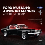 Ford Mustang Adventskalender – Fastback Modellauto 1:43 Bausatz in Schwarz mi...