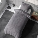 Bettwäsche-Set 135x200/80x80 cm, 100% Mikrofaser mit Reissverschluss, hautsym...