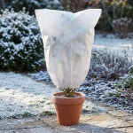 Winterschutz-Vlieshaube mit Reissverschluss & Kordelzug für Pflanzen (60 x 80...