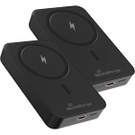 2er-Set Magnetische Powerbank 10000mAh: Kabellose Fast Charge Externe Batteri...