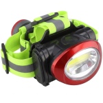 COB-LED-Kopflampe mit Rücklicht, Stirnlampe 100 Lumen, 2 Helligkeitsstufen, B...