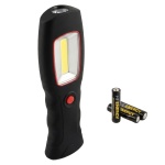 COB-LED-Arbeitsleuchte 3 Watt mit integrierter Taschenlampe, Haken und Magnet...