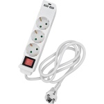 Tischsteckdosenleiste 3-fach mit USB-C und USB-A Ladebuchse, Schuko-Steckdose...