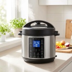 Elektrischer Multi-Schnellkochtopf 5,5L mit Druck & Spezialprogrammen, 14-in-...