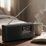 DAB+ Radio tragbar mit Bluetooth und Weckfunktion, Digitalradio DAB+ und UKW,...