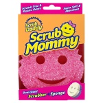 Scrub Mommy Pink doppelseitiger Reinigungsschwamm, Smiley Spülschwamm mit Sch...