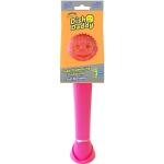 Scrub Daddy Dish Daddy Pink, Spülbürste mit Seifenspender und abnehmbarem Sch...