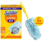Swiffer Staubmagnet Starterset mit Griff und 3 Staubtüchern, Staubwedel für M...