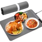 Profi Silikon-Warmhalteplatte (250W) – Elektrischer Speisenwärmer mit 3 Stufe...