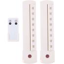 Schrankleuchte mit 8 LEDs - dimmbares Kleiderschrank-Licht & Fernbedienung - ...