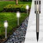 Solarlampen 3er-Set - Warmweisses Licht für Garten, Einfahrt, Terrasse - Edel...