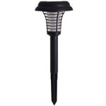 2in1 LED-Solarlampe mit Insektenkiller: Mit Erdspiess für Aussenbereiche, wet...