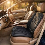 Beheizbares Autositzkissen - Ganzjähriger Komfort & Wärme für Ihr Auto - 2 He...