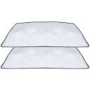 Auto Sonnenschutz mit Magnetfunktion, 2er-Set Anti-Eis-Scheibenabdeckung, wei...