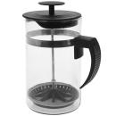 Kaffeezubereiter French Press Glas-Kunststoff-Design - 1 Liter Fassungsvermög...