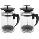 2er-Set French Press Kaffeebereiter 1 Liter - Ideal für Kaffee, Tee & Kräuter...