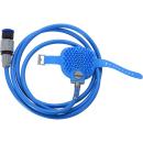 Tierdusche mit Bürstenaufsatz - Innovative Badehilfe für Hunde- & Katzenpfleg...