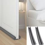 2er-Set Türbodendichtung Zugluft-Stopper grau - Reduziert Heizkosten & schont...