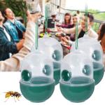 4er-Set Giftfreie Insektenfalle zum Aufhängen - Humaner Fang von Wespen & Stu...