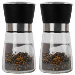 2er-Set Gewürzmühle mit Keramik-Mahlwerk - Für Salz, Pfeffer & Kräuter - Stuf...