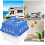 Luft-Entfeuchter inkl. zwei Granulat-Beutel, Feuchtigkeits-Stopper, 13,5 x 13...