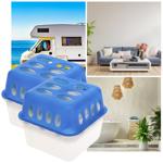 2er-Set Luft-Entfeuchter - Granulat-Beutel gegen Kondensation, Schimmel & Ger...