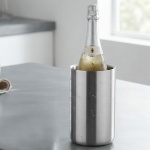 Edelstahl Weinkühler Ø 12cm – Elegantes & zeitloses Design, doppelwandig für ...