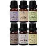 Raumparfüm-Set 6x10ml: Jasmin, Sandelholz, Vanille, Bambus, Salbei, Baumwolle...