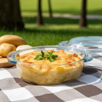 Glas Auflaufform mit Deckel - 1700ml/1500ml Borosilikatglas - Hitzebeständig ...