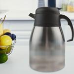 Isolierkanne doppelwandig Edelstahl 1,5L - Thermoskanne für Kaffee/Tee mit Ei...