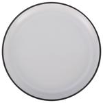 Melamin-Teller Ø 21 cm - Bruchfest & lebensmittelecht - Modernes Design weiss...