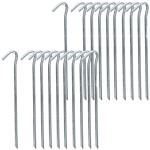 Zeltheringe 20 Stück - 23 cm lange Eisenheringe 6mm dick - Sicherer Halt bei ...