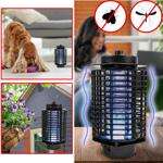 Kompakter USB UV-Mückenvernichter, 2 Watt, schwarz – 8 UV-LED-Lichter, fängt ...