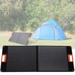Mobiles Solarpanel 100W, faltbar mit Standfüssen – Solarmodul mit Adapterkabe...