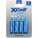 4er-Set Performance Alkaline AA Batterien (Mignon) LR06 - Langlebige 1,5V Ene...