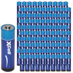 100er-Set AA Alkaline Batterien (Mignon) LR06 - ideal für Fernbedienungen, Sp...