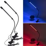 2er-Set LED-Pflanzenlampe mit Schwanenhals, Pflanzenwachstumslampe , 10 dimmb...