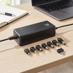 Praktischer Universal-Netzteiladapter mit 7 DC Wechselsteckern, 5 - 24 V, 100...