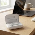 Kabellose Bluetooth 5.0 In-Ear Kopfhörer Weiss - Touch- & Sprachsteuerung (Si...