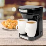 Kompakte Filter-Kaffeemaschine mit Abschalt-Automatik, inkl. 2 Tassen – ideal...