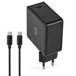 Effizientes High Power Ladegerät, USB C, Schnellladegerät, Smart IC, 2 m, 65 ...